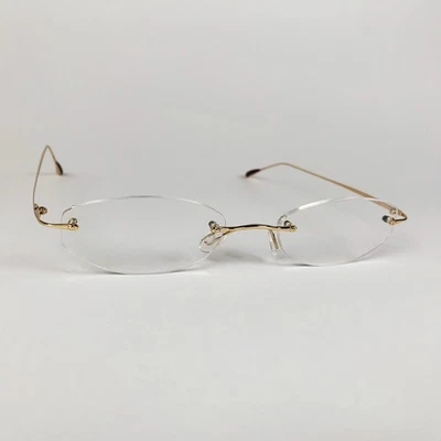 SPECSAVERS eyeglasses GOLD RIMLESS glasses frame MOD: LITE 74 24543118 - Image 1 of 4