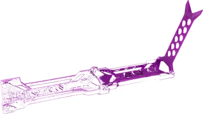 Soporte de pistola plegable conjunto HK Army - púrpura Foto 1 de 4