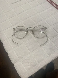 VINTAGE ANTIQUE 1/10-12K U O E HIBO Silver Eyeglasses - Picture 1 of 7