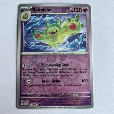Reuniclus 072/162 Sv05: Temporal Forces Reverse Holo - Image 1 of 2