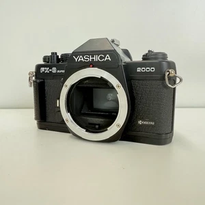 [MINT] Yashica FX-3 Super 2000 35mm SLR Film Camera Black Body Only From JAPAN - Picture 1 of 17