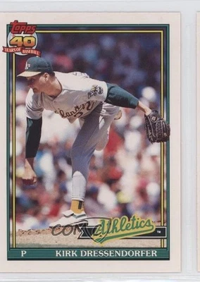 1991 Topps Traded Kirk Dressendorfer #35T Rookie RC - Image 1 of 2