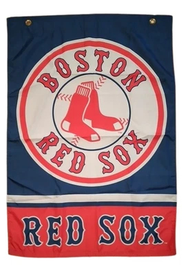 BOSTON RED SOX MLB Collector Display Flag 28" x 40" - New - Image 1 of 2