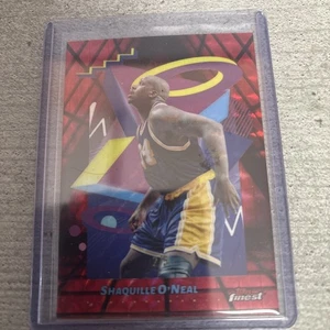 2024-25 Topps Finest Shaquille O’Neal Red Black Geometric 2/5 Rare - Bild 1 von 3