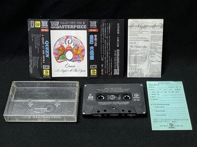 Queen A Night At The Opera Taiwan Ltd Edition Cassette 1987 RARE Promo Insert - Image 1 of 4