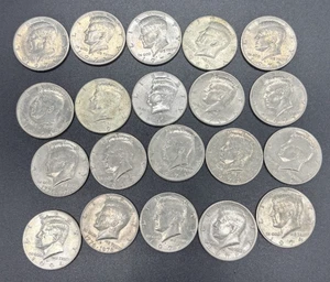 Medio dólar Kennedy 1967, 1969, 1971, 1972, 1973, 1974, 1976, 1980, 1994, 1997 - Imagen 1 de 3