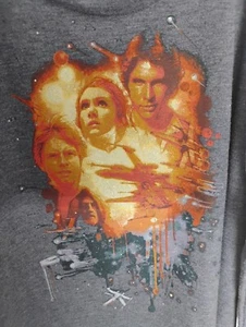 ROCK & REPUBLIC Women’s Shirt Sz Xl Star Wars CUT OUT BACK SEXY - Picture 1 of 4