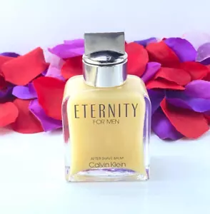 Calvin Klein ETERNITY FOR MEN After Shave Balm (3.4oz) Glass Bottle *NEW & RARE* - Picture 1 of 3