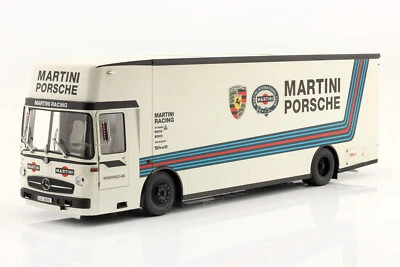 New Schuco Mercedes 317 Car Transporter 1968 1:18 Model Truck White 0324 KidBX - Immagine 1 di 4