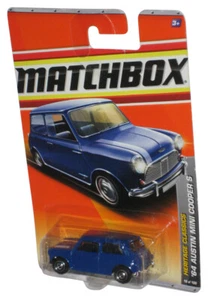 Matchbox Heritage Classics (2010) Blue '64 Austin Mini Cooper S Toy Car 19/100 - Picture 1 of 1