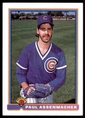 1991 Bowman #431 Paul Assenmacher - Image 1 of 2
