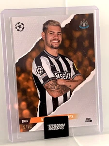 Topps Total Football ⚽️ Bruno Guimaraes Newcastle - limited nummeriert 9/10 - Picture 1 of 2