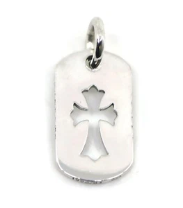 Chrom Herzen Sterling Silber Kreuz Anhänger - Bild 1 von 2