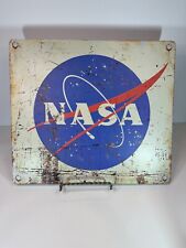 NASA, Space Logo, Astronaut, Room/Garage Wall Decor, Heavy Duty Metal Sign, Nice