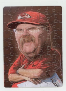 Obra de arte de Andy Reid - Nuevo rompecabezas - 80 piezas - Big Red Kansas City Chiefs - Imagen 1 de 1