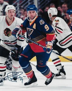 Signed Shayne Corson St Louis Blues Autographed 8x10 Photo #4 Original - Picture 1 of 2