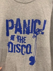 PANIC AT THE DISCO Shirt. Front and Back. LARGE RARE - Picture 1 of 5