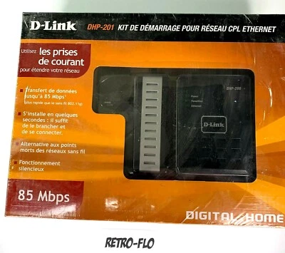 Satz Achsmanschette CPL Ethernet D-Link DHP-201 85 Mbit/S - Neu - Bild 1 von 3