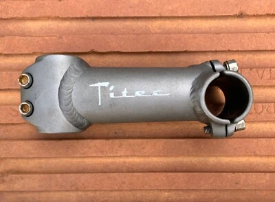 Titec 100 mm 1"  Threadless Stem / 0* Rise / 1990s Aluminum Stem - Image 1 of 3
