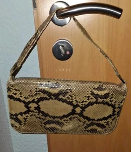 Clutch,  Python, Echtleder, Schlange Vintage, 30 X 15 cm, Top Zustand  - Bild 1 von 15
