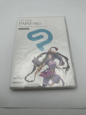 CLIP STUDIO PAINT PRO FULL VERSION WINDOWS AND MAC NEW *SEALED* SEE PICTURES - Image 1 of 3