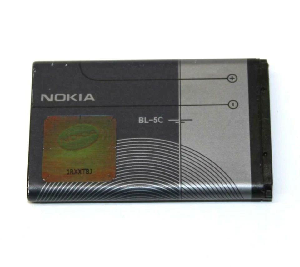 诺基亚 BL-5C 手机电池 适用于 6030 6085 6086 6230 6267 6270 6555 6600 6630 — 第 1/1 张图片