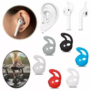 Soft Rubber Ear Hooks Earbud Holder Cover For Apple AirPods Air Pod Accessories - Picture 1 of 10