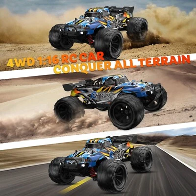 Remote Control Off-Road Truck 1:16 Scale RC Car All Terrain 4WD Brushed 40KM/h - Image 1 of 4