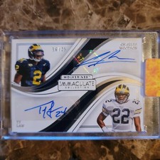 2023 Panini Immaculate Collection Collegiate Charles Woodson And Ty Law Dual...