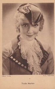 Tarjeta de autógrafo Trude Marlen Ross-Verlag actriz - Imagen 1 de 1