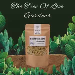 Hemp Seed Hulled | Hulled Hemp Hearts | Unprocessed | Raw, Pure, Plant Protein, - Picture 1 of 2