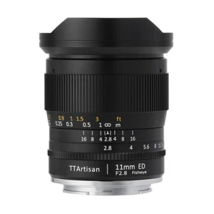 TTArtisans Fisheye11mm F2.8 Full Fame Lens Nikon Z Z6 Z7 Z50 mount camera - Picture 1 of 5