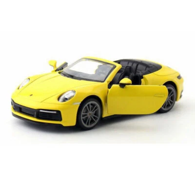 1:32 Porsche 911 Carrera Model Car Diecast Toy Vehicle Kids Toys Gifts Yellow - Image 1 of 4