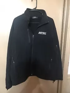 Black Diamond Jacket MensX Large Black Soft Shell Casual Coat W/ Monogram! - Picture 1 of 6