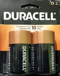 Duracell CopperTop D Alkaline Batteries - 2 Pack of 10 Year - Picture 1 of 4