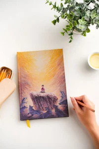 Cuaderno de bocetos hecho a mano de arte de portada exclusivo edición limitada - Imagen 1 de 5