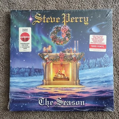 Steve Perry The Season Target Red Vinyl LP w Christmas Card New Sealed  Foto 1 de 2
