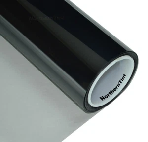 Rollo de tinte para ventana de carbono nano 40 in x 10 ft 70 VLT - película automotriz premium de 2 capas - Imagen 1 de 1