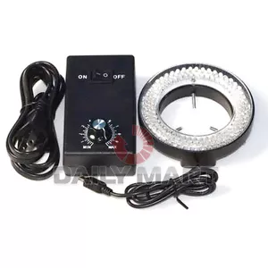 4ZONE 144 LED Microscope Illuminator NIKON SMZ645 SMZ745 SMZ800 SMZ1000 SMZ1500 - Picture 1 of 2
