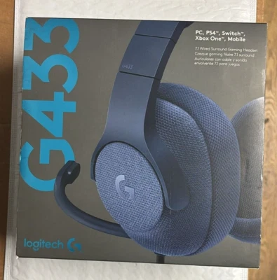 Logitech G433 7.1 Wired Gaming Headset – Royal Blue - Image 1 of 4