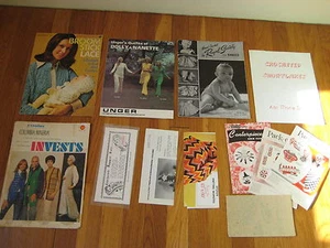 1940-60 De Colección Libro de Costura LOTE Patrón Bebé Tejido Paquete Alice Brooks o Diversión Navidad - Imagen 1 de 3