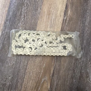 530x102 Nickle Plated Chain Custom Chopper Harley Kmc Sportster Superglide Glide - Picture 1 of 3