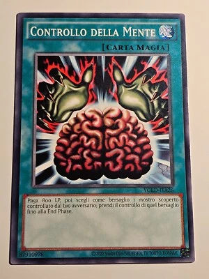 Brain Control●YUGIOH●YGLD●2015●COMMON●ITALIAN●NM●Y19 - Image 1 of 2