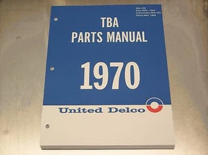 69 70 AC United Delco TBA Parts Catalog - NOV 69 print - Bild 1 von 10