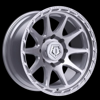 TIS Wheels 563BS 22x12 -44 Silver & Brushed Face 6X135 (QTY 1) A274863 - Imagem 1 de 4