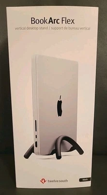 BookArc Flex Vertical Laptop Space-Saving MacBook Stand #TS-2262 Black NEW In Bx - Image 1 of 4