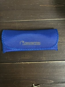 Vintage Lens Crafter Brillenetui Hard Bottom Soft Top Klettverschluss - Bild 1 von 2