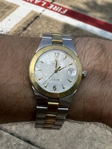 Concord Mariner Mens Watch 7.5 18k Gold + Stainless Steel 36 mm - Picture 1 of 9