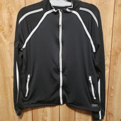 Jaqueta Calvin Klein Black Performance XL, bolso para celular, acesso para fones de ouvido - Imagem 1 de 4