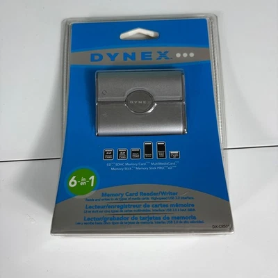 Dynex 6-in-1 USB 2.0 Memory Card Reader Writer Multi Media Card Adapter - Image 1 of 4